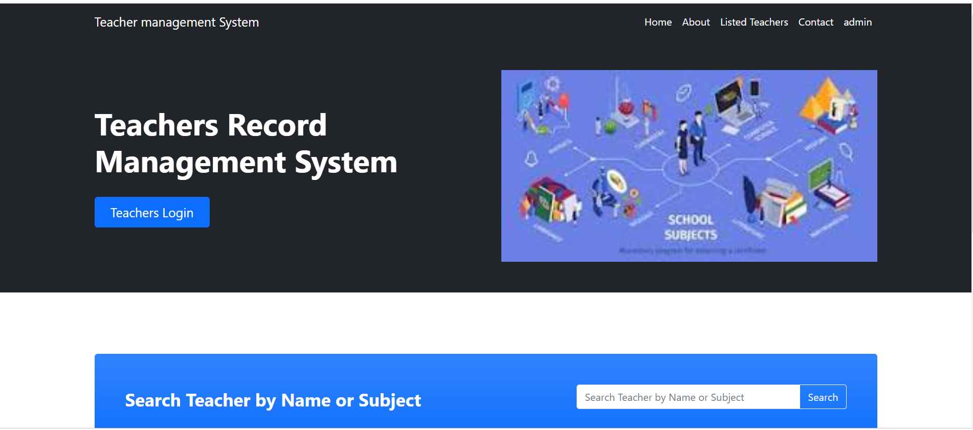 TEACHER RECORD MANAGEMENT SYSTEM