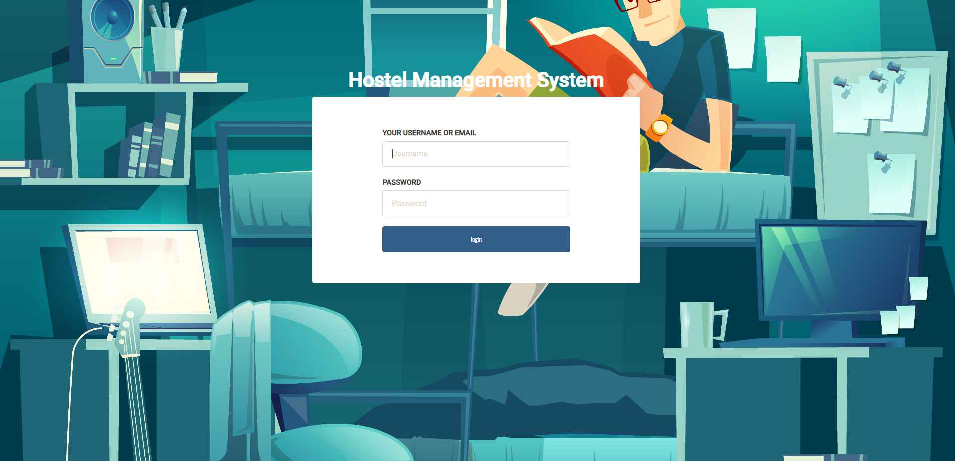  ONLINE HOSTEL MANAGEMENT AND ROOM ALLOCATION SYSTEM WITH ADMIN PANEL